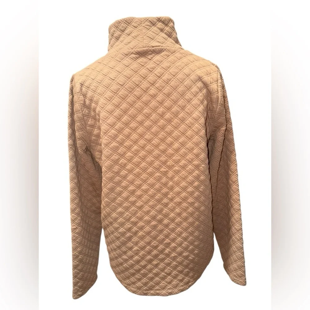 J.Crew Quilted Mockneck Pullover – Sz Small